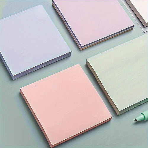 1000 Sheets of Soft Pink, Blue, Mint Green, Purple, and Beige Sticky Notes- Five-color Integrated Square Index Tabs, with Rounded Corners, Tearable Pages, Suitable for Office, School, Bulletin Boards,