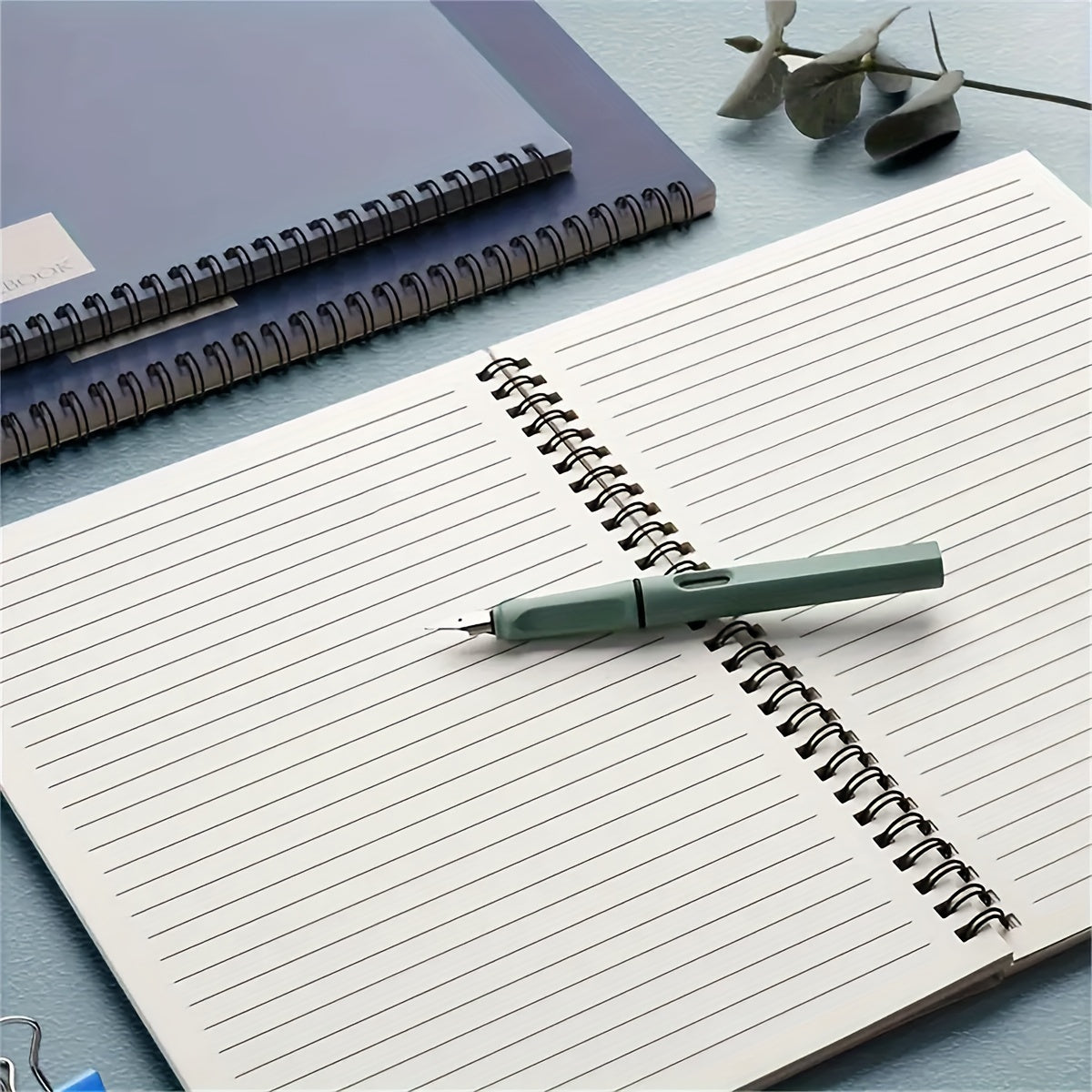 4pcs Premium A5 Spiral Notebooks - Minimalist Design, Matte End, Features, College Ruled, English Text - Ideal for Students And Daily Office Use